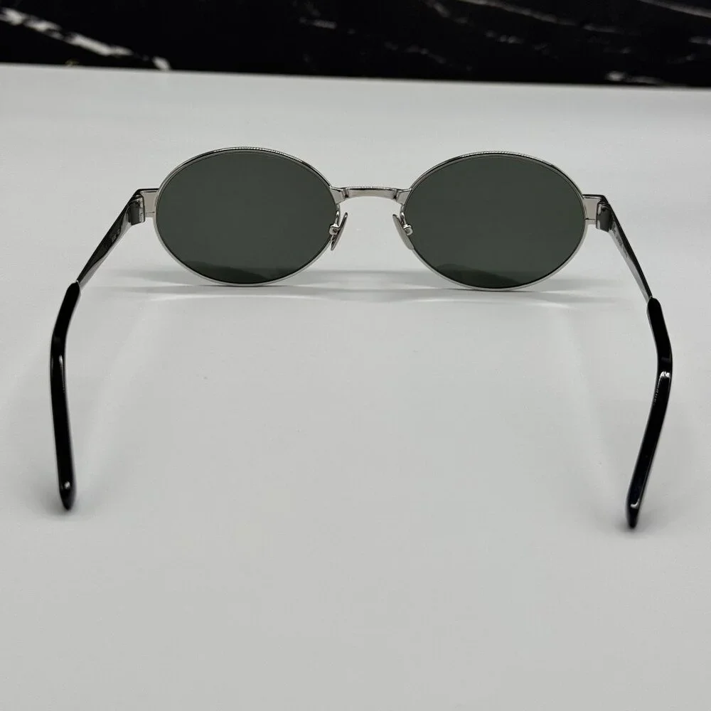 NEW SAINT LAURENT SL692 OO2 SILVER UNISEX SUNGLASSES SAINT LAURENT SL 692 OO2 - Picture 8 of 11